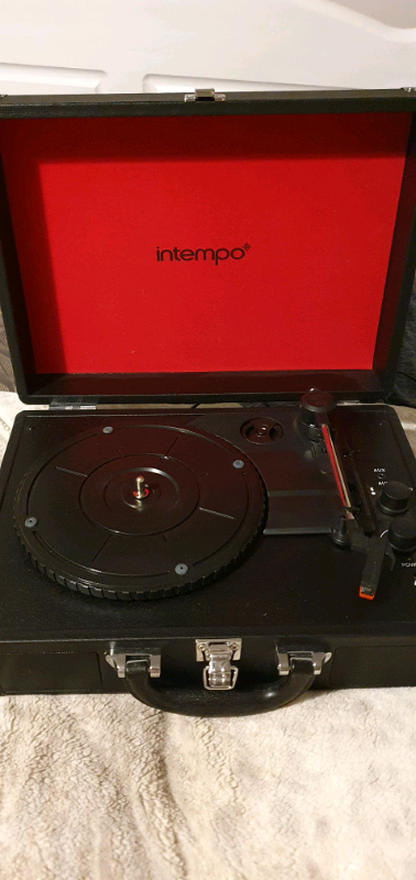 intempo retro bluetooth turntable